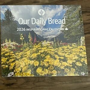 2026 Inspirational Calendar - Vibrant Floral Design